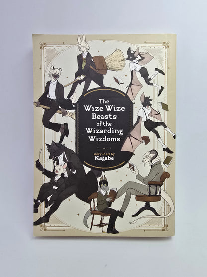The Wize Wize Beasts of the Wizarding Wizdoms mangos viršelis anglų kalba