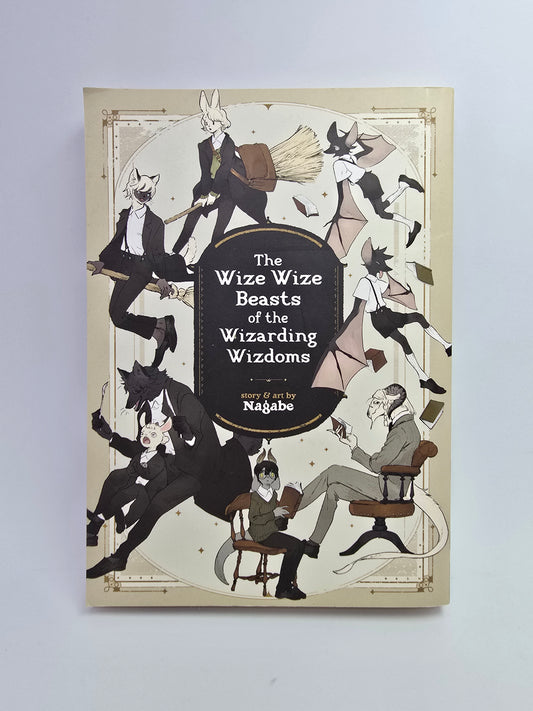 The Wize Wize Beasts of the Wizarding Wizdoms mangos viršelis anglų kalba