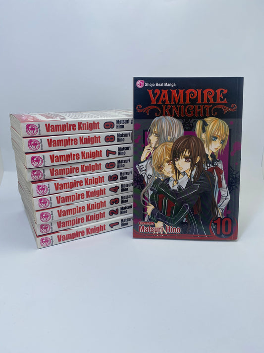 Vampire Knight Vol. 1-10 manga Viz Media anglų kalba