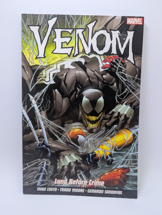 Grafinė novelė Venom: Land Before Crime apie Venomo kovą su dinozaurais.