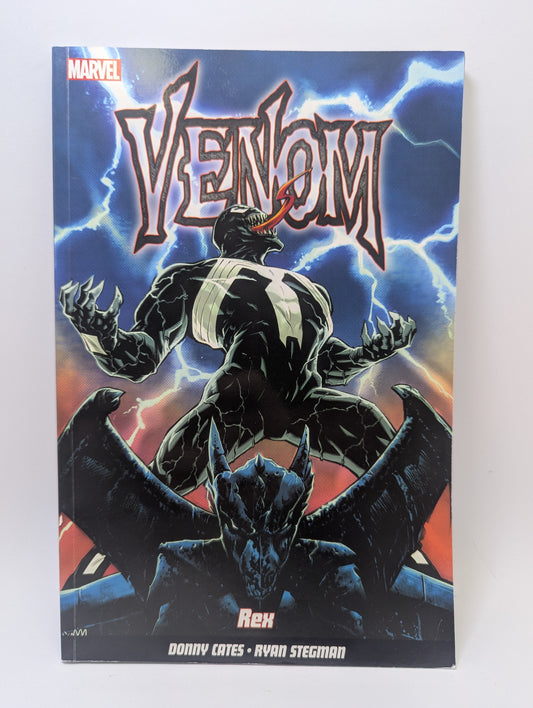 Grafinė novelė Venom Vol. 1: Rex apie Eddie Brocką ir simbiotų dievą Knulą.