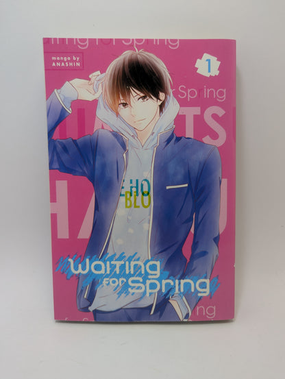 „Waiting for Spring, Vol. 1“ mangos leidimas anglų kalba apie draugystę ir krepšinį.