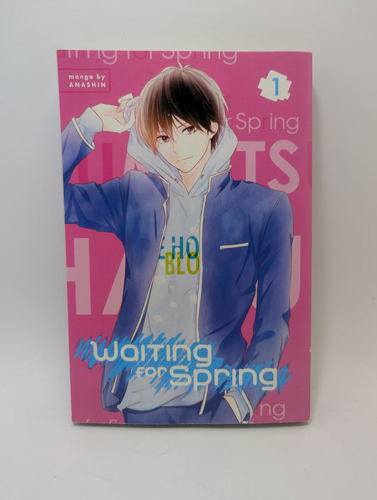 „Waiting for Spring, Vol. 1“ mangos leidimas anglų kalba apie draugystę ir krepšinį.