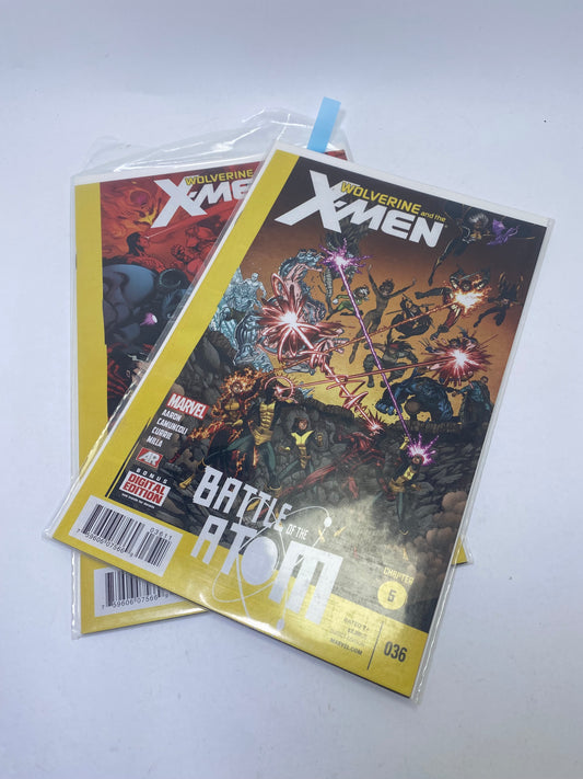 Wolverine & the X-Men #36-37 komiksų rinkinys, Jason Aaron & Pepe Larraz.