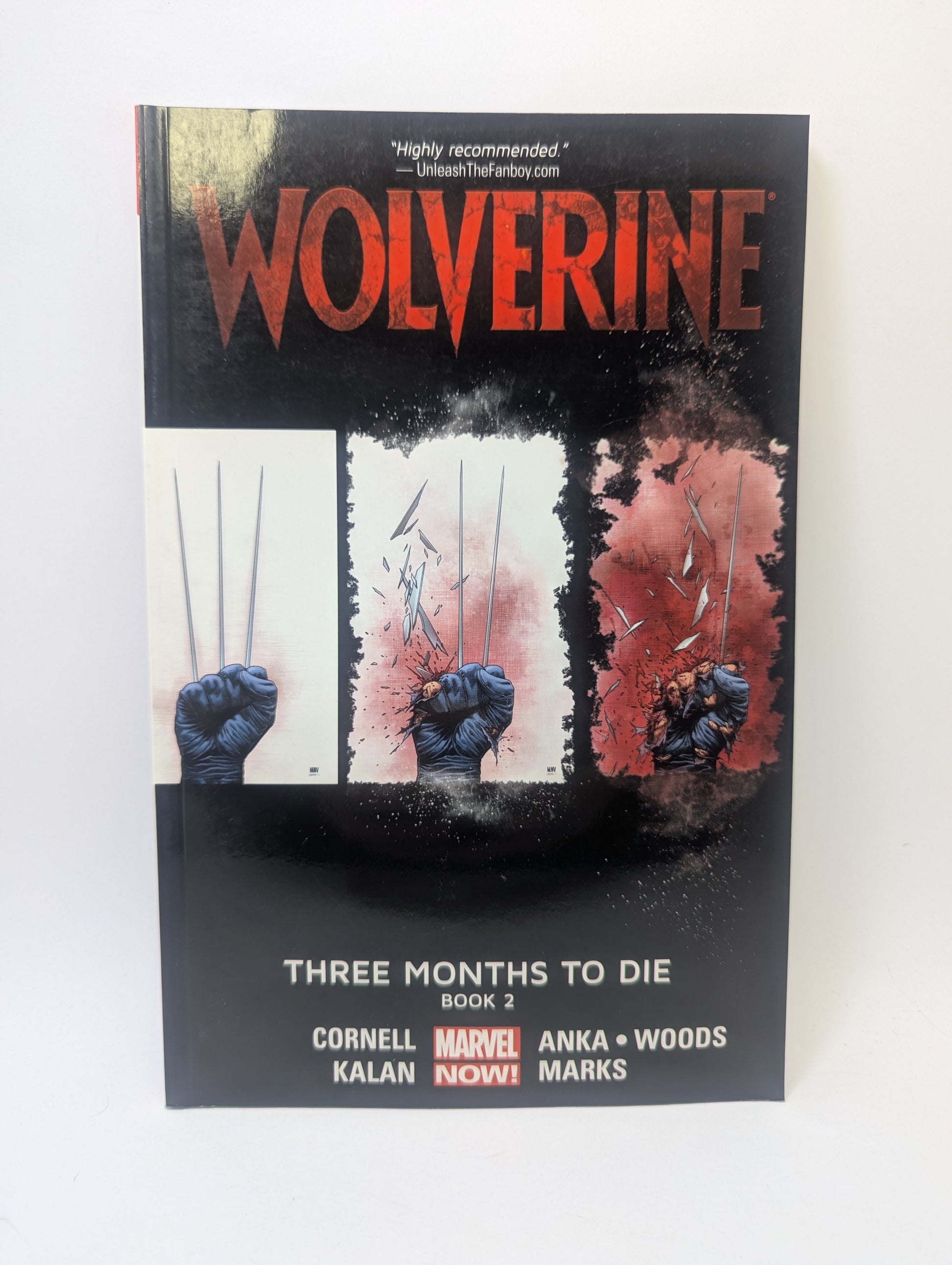 Grafinės novelės „Wolverine: Three Months to Die, Book 2“ viršelis su Logano atvaizdu.