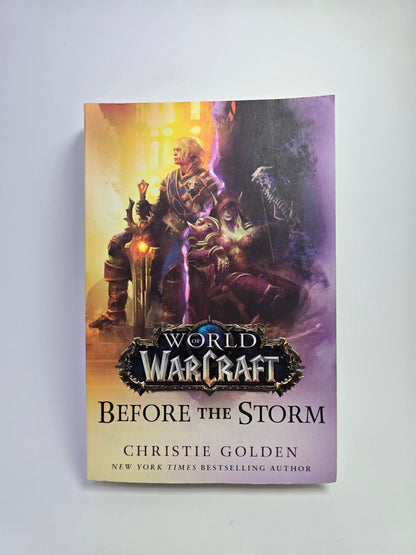 World of Warcraft Before the Storm knygos viršelis anglų kalba