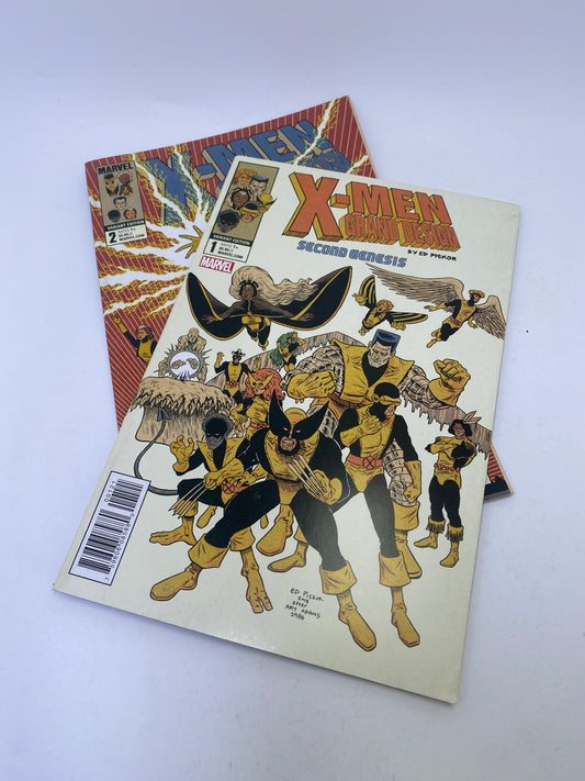  X-Men: Grand Design - Second Genesis #1–2 – dviejų dalių Marvel mini serija apie X-Men istoriją, anglų kalba