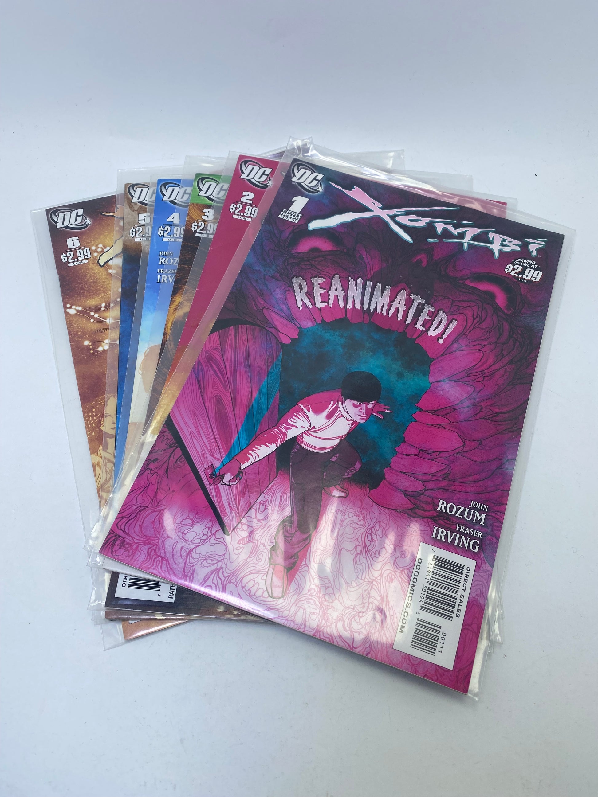 Xombi #1-6 komiksų rinkinys, John Rozum & Fraser Irving.