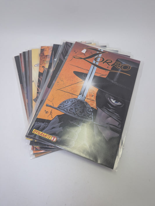  Zorro komiksų rinkinys – 12 numerių, Dynamite leidykla, klasikinis nuotykių herojus